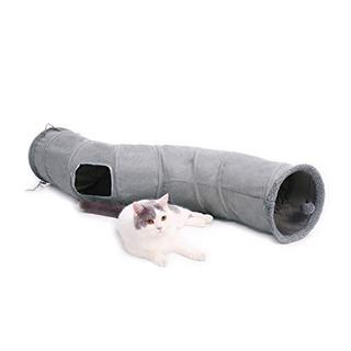 Alopini  Magnifique tunnel pliable pour chat avec tunnel bruissant pour chats, lapins ou petits animaux 