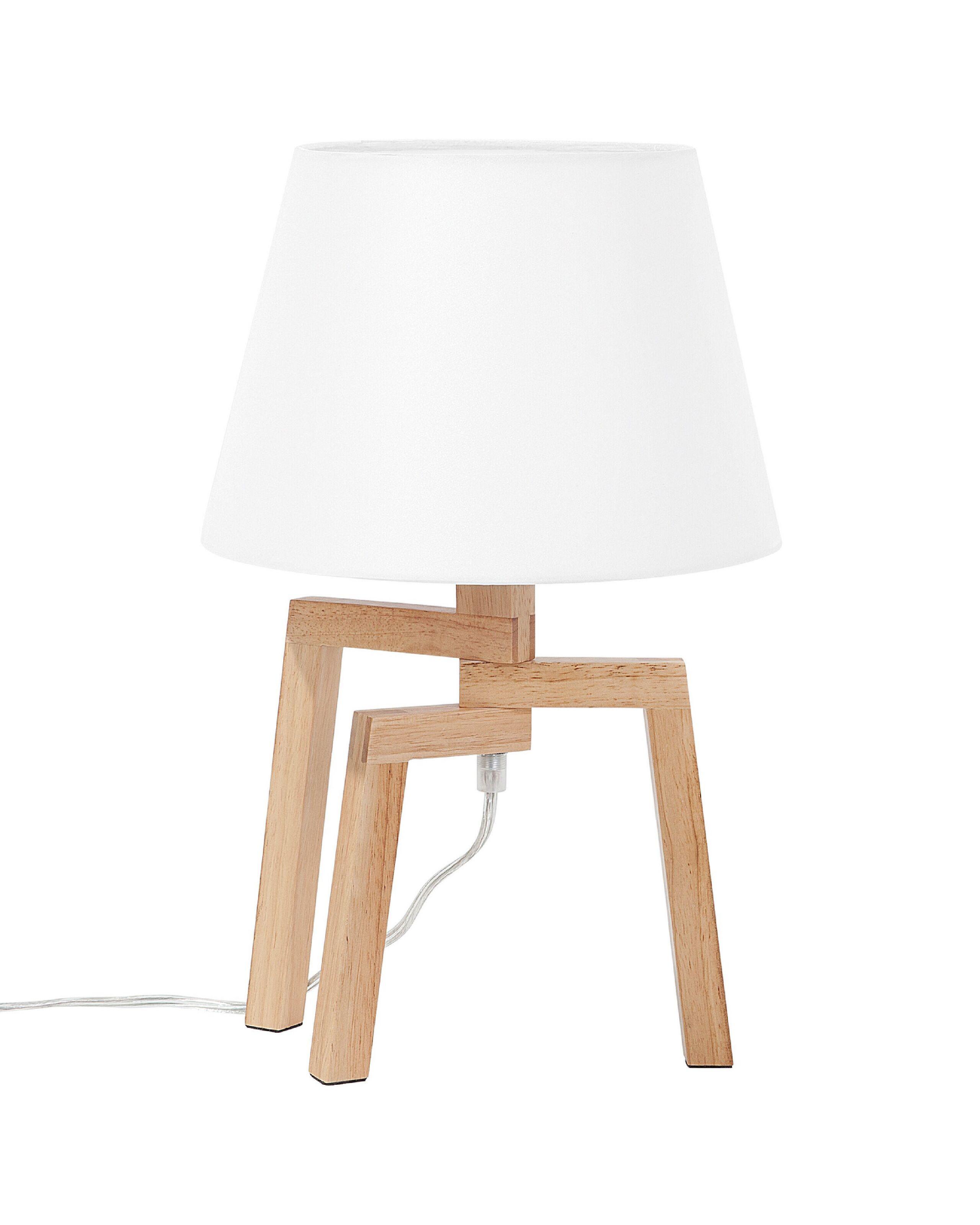 Beliani Lampe à poser en Bois de chêne Moderne NALON  