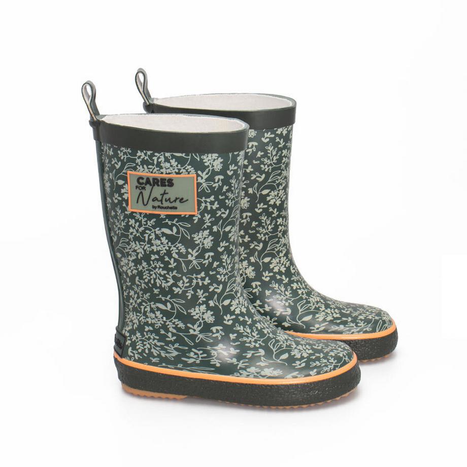 Rouchette Cares for Nature Bottes de Pluie Enfant à Fleurs  