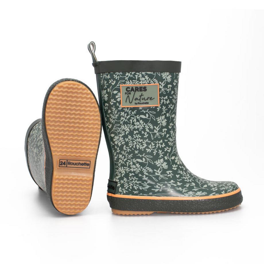 Rouchette Cares for Nature Bottes de Pluie Enfant à Fleurs  