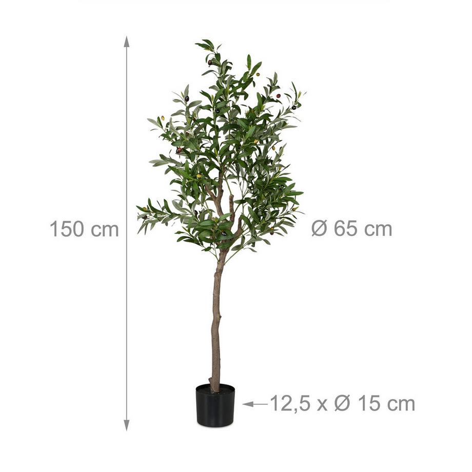 Northix Künstlicher Olivenbaum im Topf  