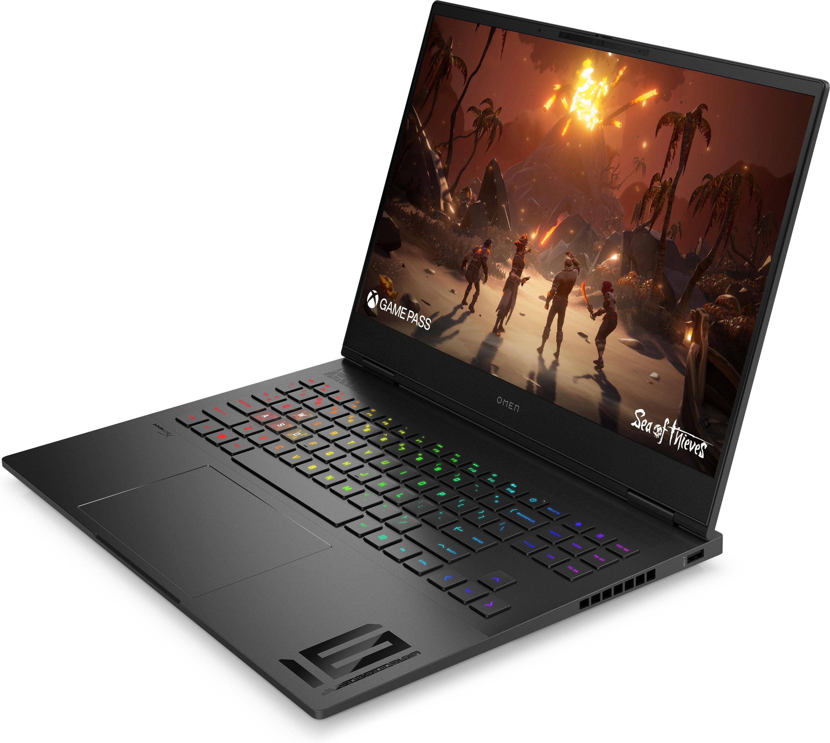 HP  OMEN by  16-u1750nz Intel® Core™ i7 i7-14700HX Ordinateur portable 40,6 cm (16") WQXGA 32 Go DDR5-SDRAM 1 To SSD NVIDIA GeForce RTX 4070 Wi-Fi 7 (802.11be) Windows 11 Home Noir 