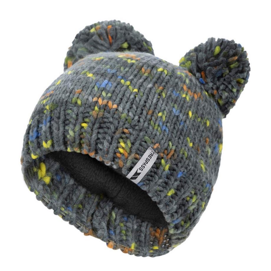 Trespass Bonnet tricoté Ted à double pompon  