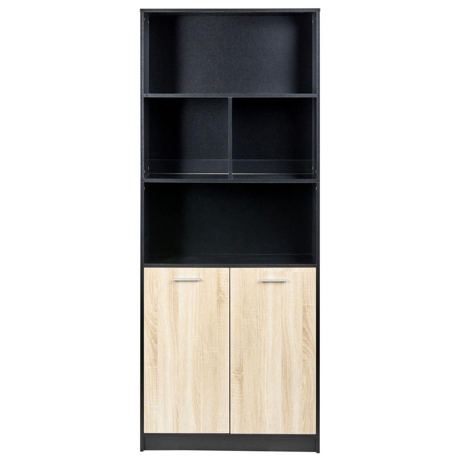 Beliani Libreria a 2 ante en Pannello di fibre (LDF) Minimalista ZEHNA  