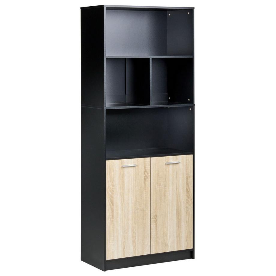 Beliani Libreria a 2 ante en Pannello di fibre (LDF) Minimalista ZEHNA  