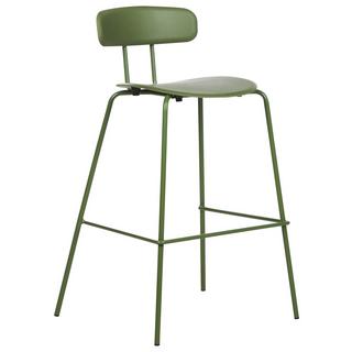 Beliani Lot de 2 chaises de bar en Matière synthétique Moderne SIBLEY  