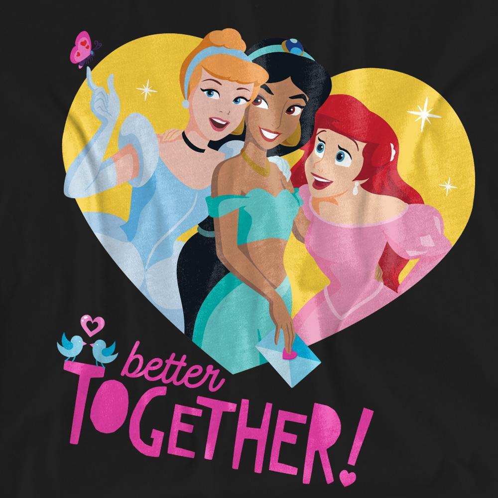 Disney PRINCESS T-shirt Better Together San Valentino  