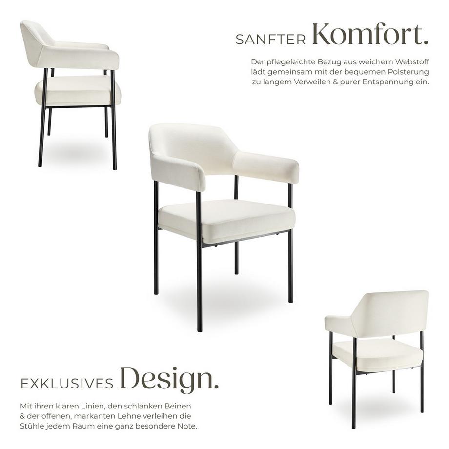 Tectake Fauteuil DOÉ rembourré  