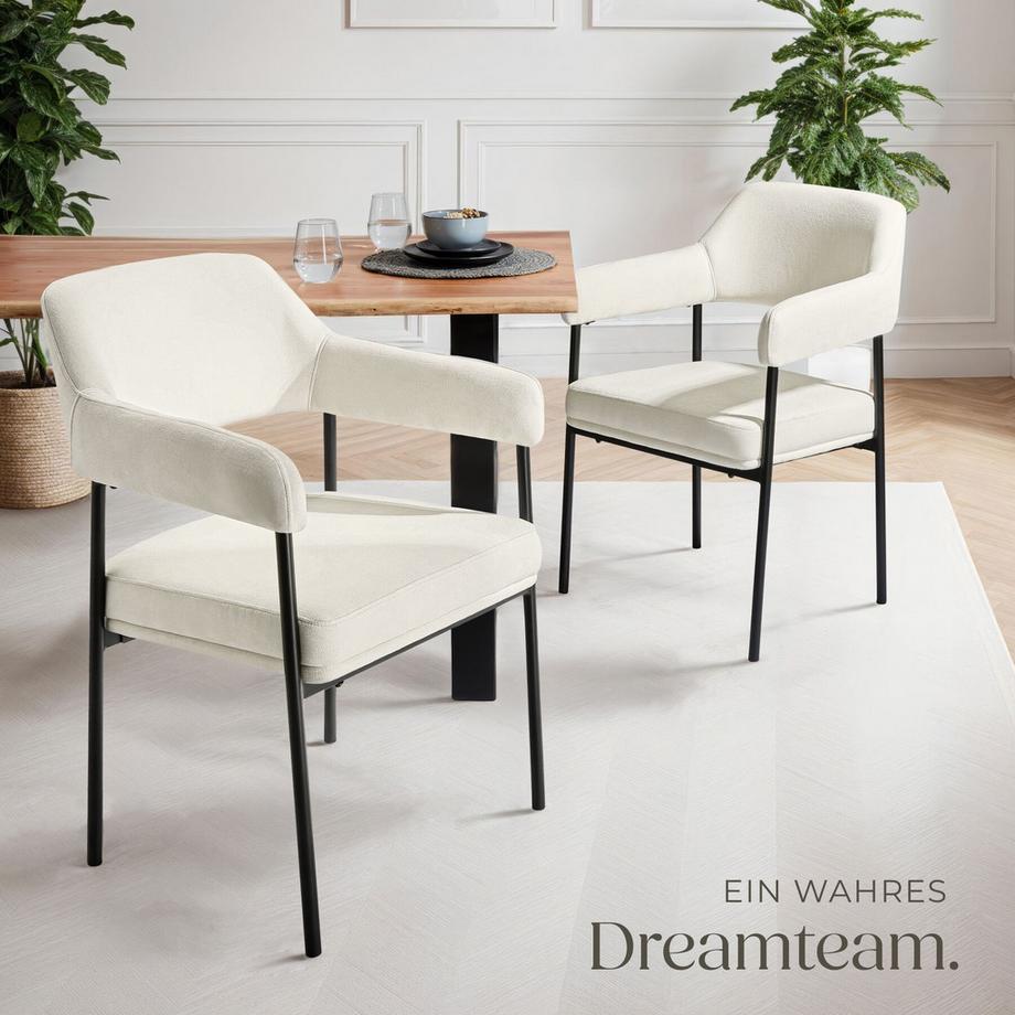 Tectake Fauteuil DOÉ rembourré  