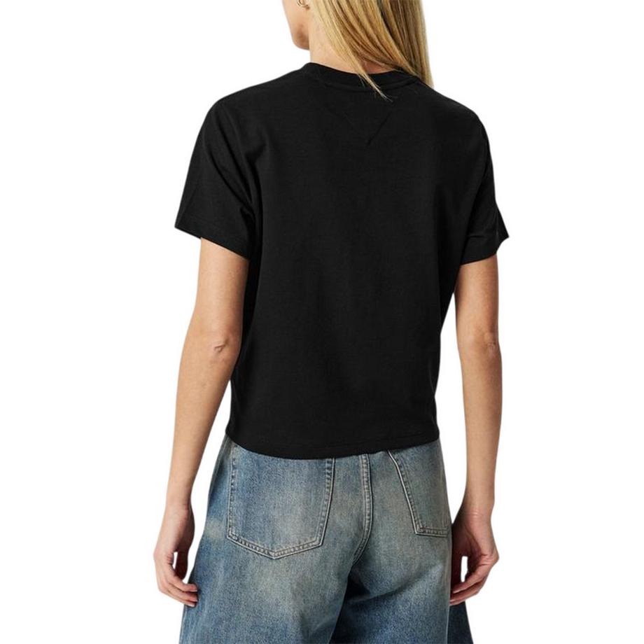 TOMMY JEANS T-Shirt court avec logo brodé  