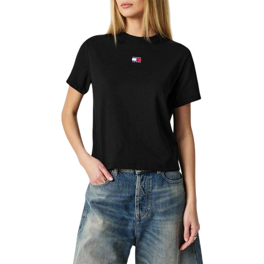 TOMMY JEANS T-Shirt court avec logo brodé  