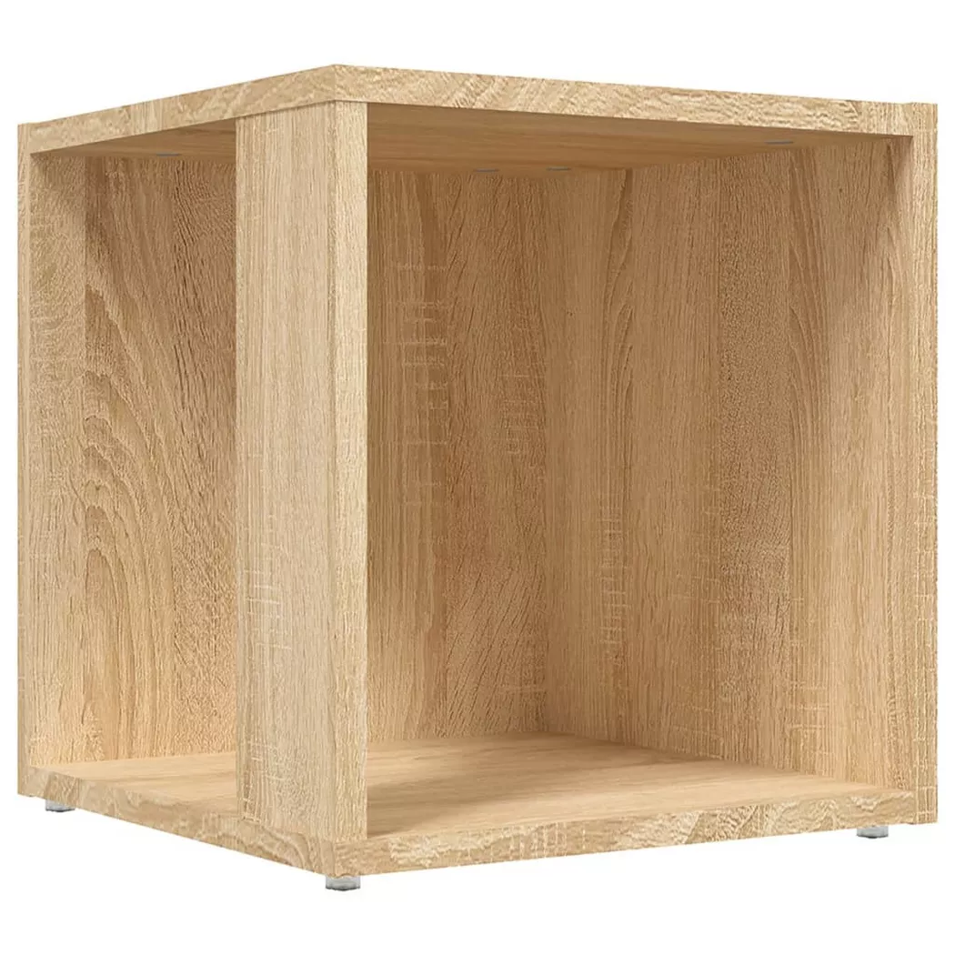 Table d'appoint Chêne sonoma 33x33x34,5 cm Aggloméré Vidaxl
