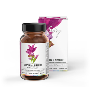 Sekoya Swiss  Kurkuma & Piperin | Gegen Arthrose 