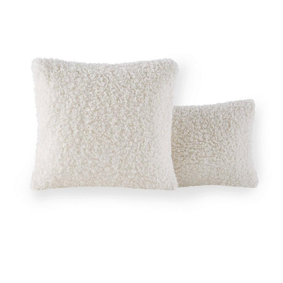 Housse coussin en sherpa