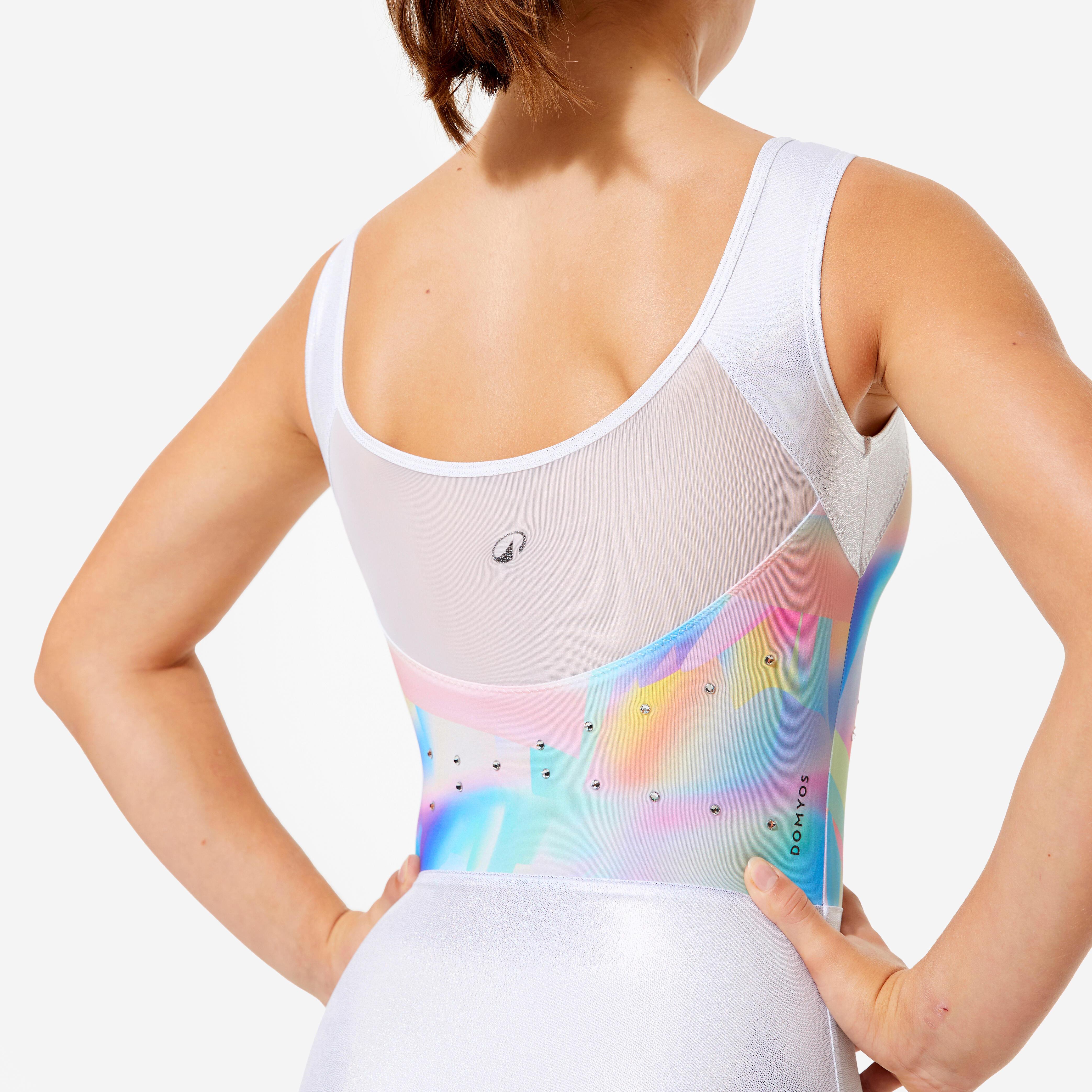 DOMYOS  Turnanzug ärmellos Polyester 