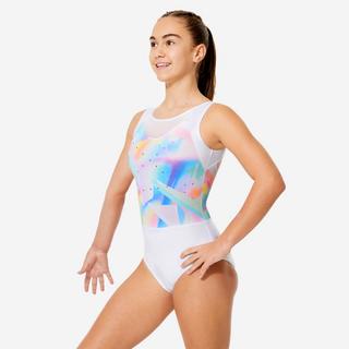 DOMYOS  Turnanzug ärmellos Polyester 