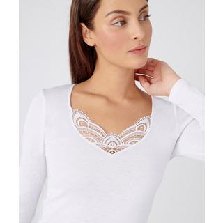 Damart Langarm-Shirt Guipure-Spitze Wärmegrad Medium 3  