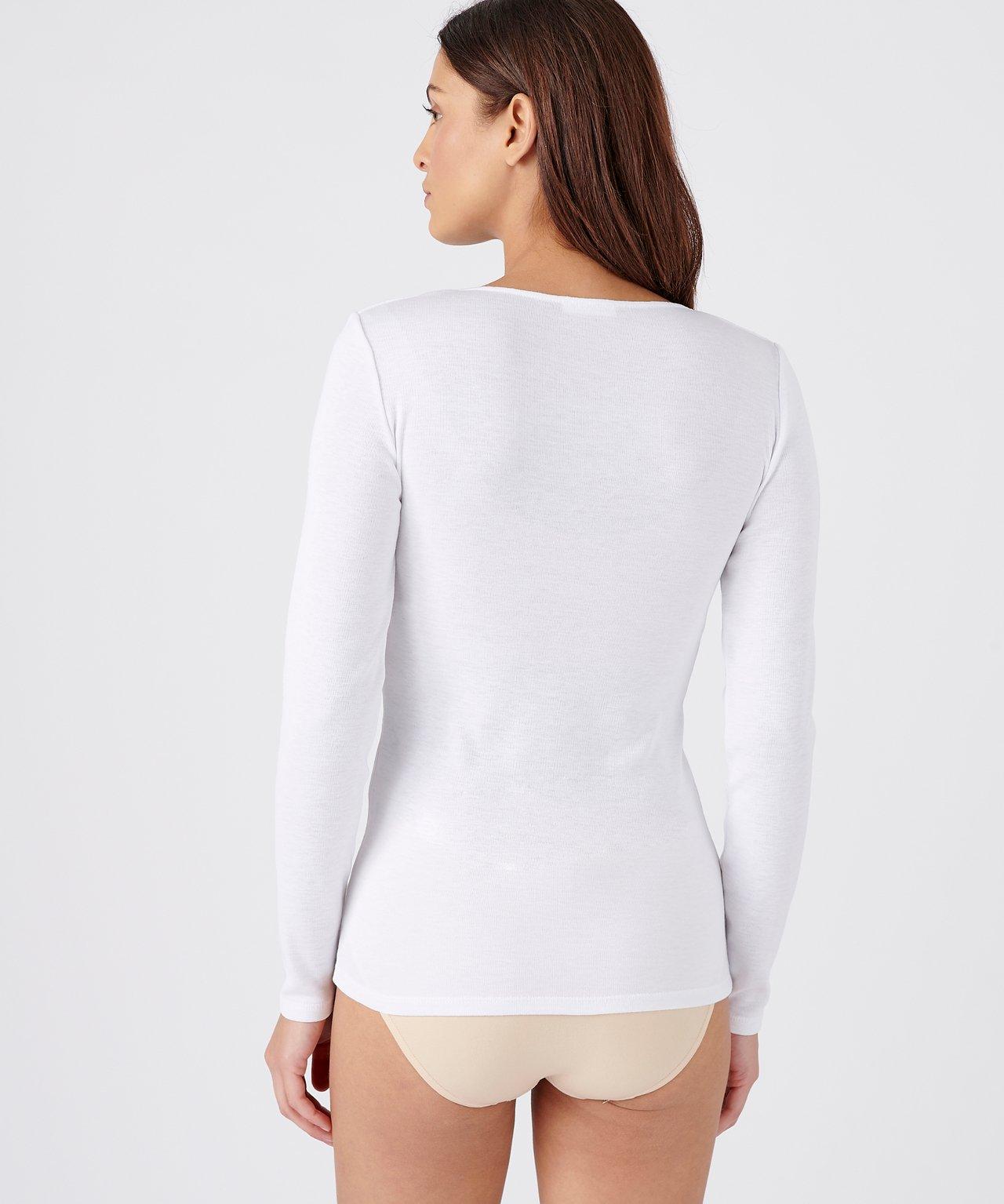 Damart Langarm-Shirt Guipure-Spitze Wärmegrad Medium 3  