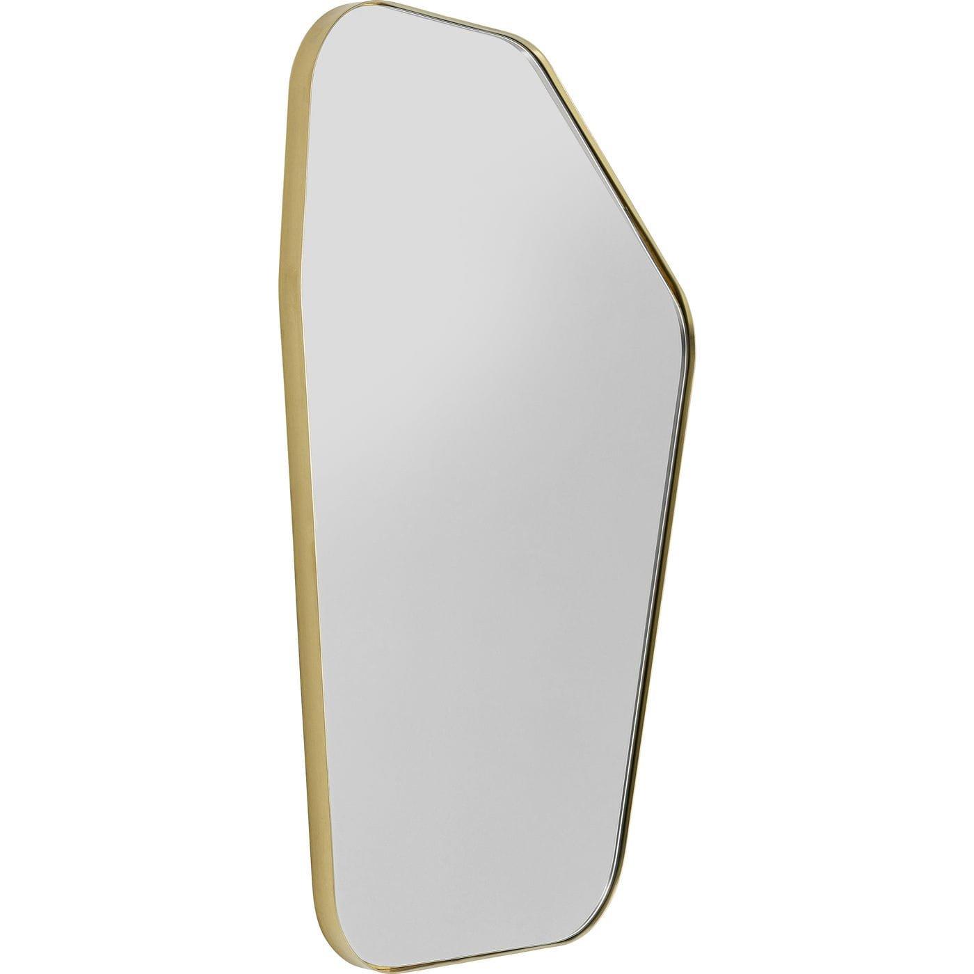 KARE Design Wandspiegel Shape Brass 64x95  