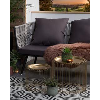 Beliani Tappeto per esterni en Polipropilene Moderno BIDAR  