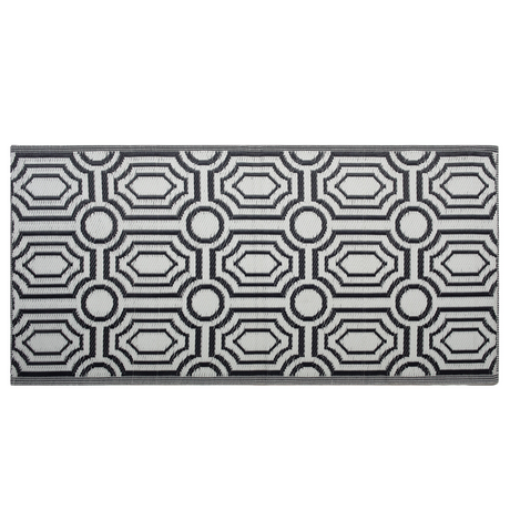 Beliani Outdoorteppich aus Polypropylen Modern BIDAR  