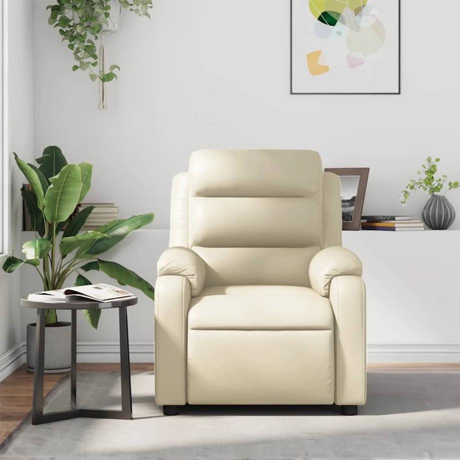 VidaXL Fauteuil inclinable de massage cuir artificiel  