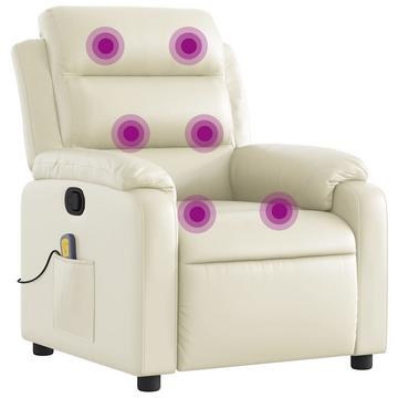 Fauteuil inclinable de massage cuir artificiel