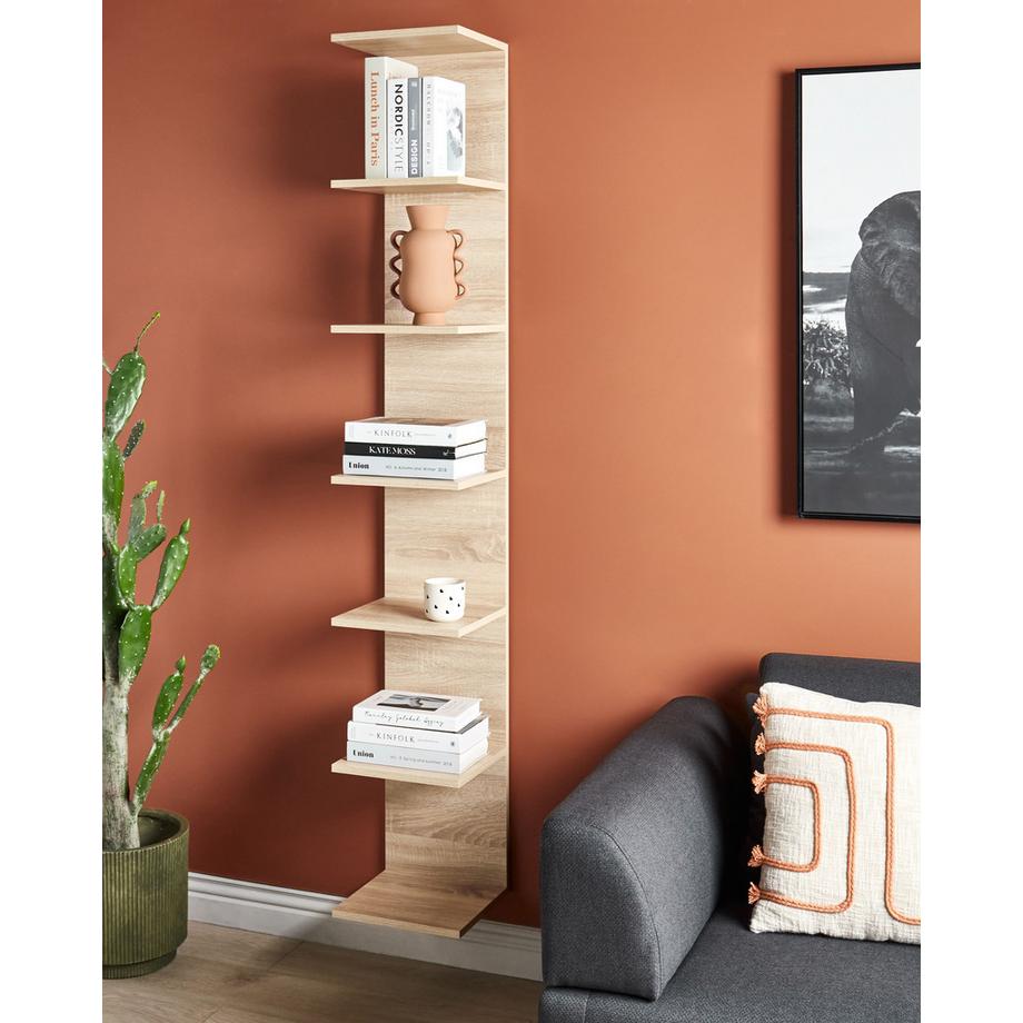 Beliani Wandregal aus Faserplatte Skandinavisch ESTON  