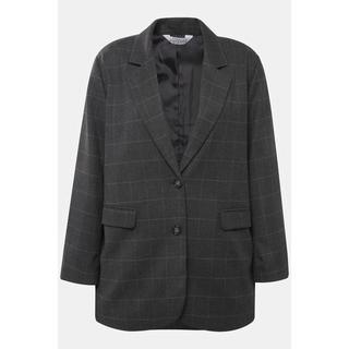 Studio Untold  Blazer oversize# à carreaux, qualité de tissage douce. Col à revers, manches longues 