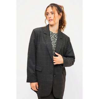 Studio Untold  Oversized-Blazer, Karo, softe Web-Qualität, Revers, Langarm 