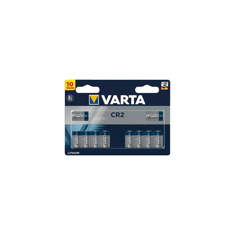 VARTA  LITHIUM Cylindrical CR2 Megablister 10 