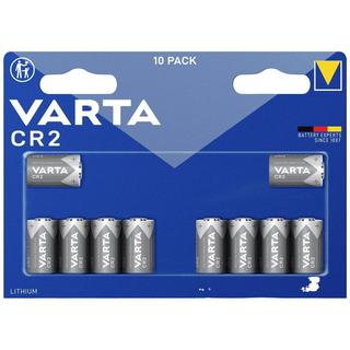 VARTA  LITHIUM Cylindrical CR2 Megablister 10 