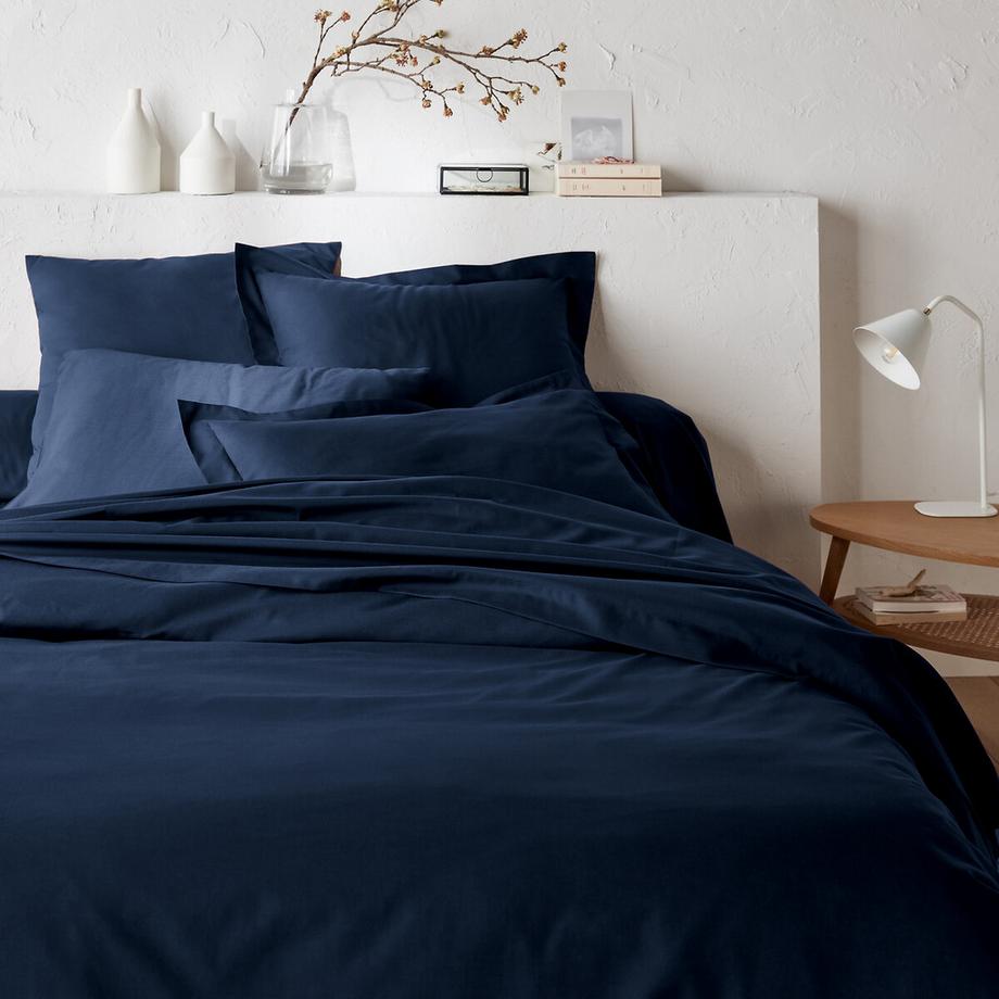 La Redoute Intérieurs Scenario Drap Housse Uni pour Matelas Hauts  