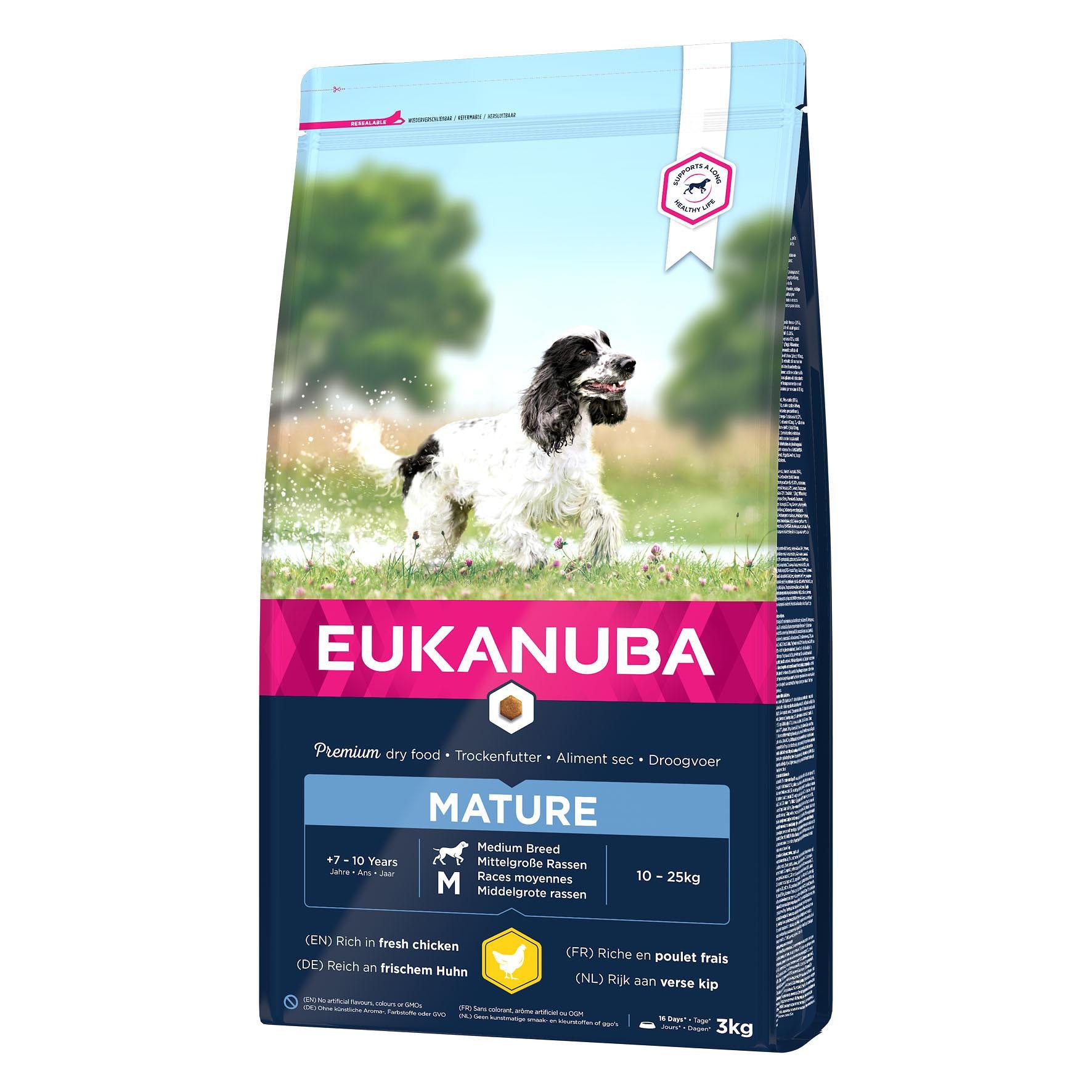 Eukanuba  Mature & Senior Medium, 3kg 