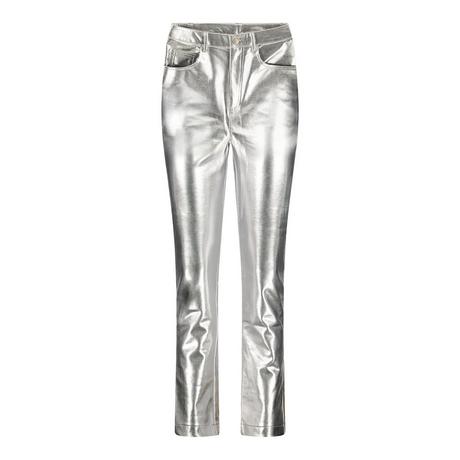 STEVE MADDEN Josie Pantaloni Metallici Gamba Dritta  
