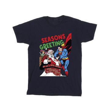 Superman Santa Comic TShirt