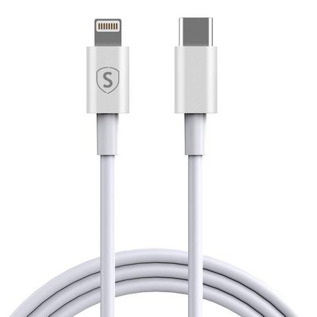 B2X  Câble USB-C vers Lightning 2,4 A, 0,25 m - Blanc 
