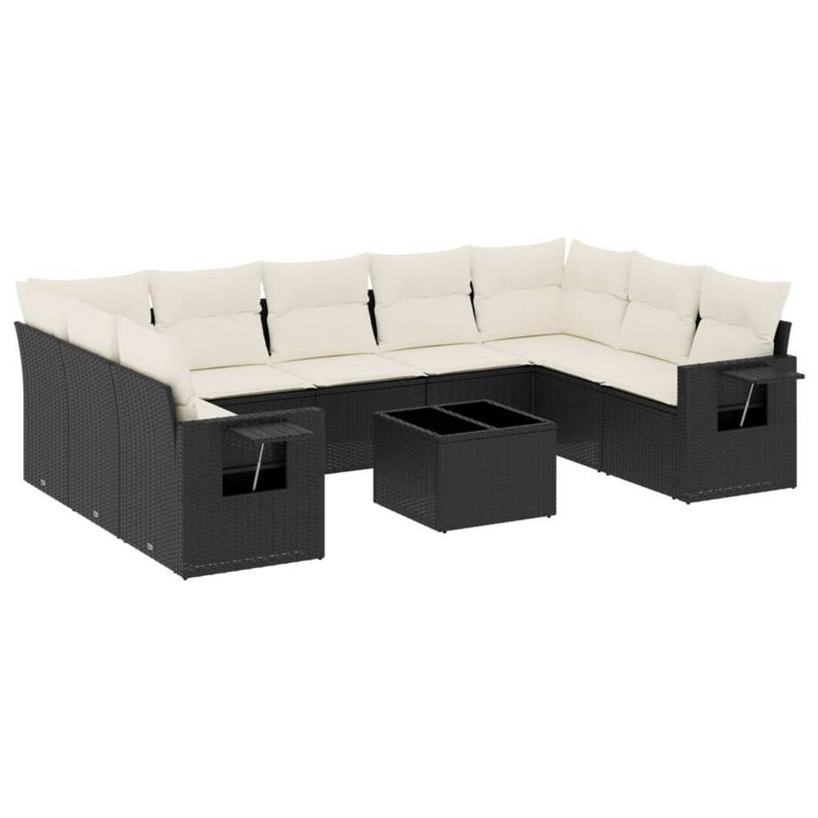 set divano da giardino Polirattan