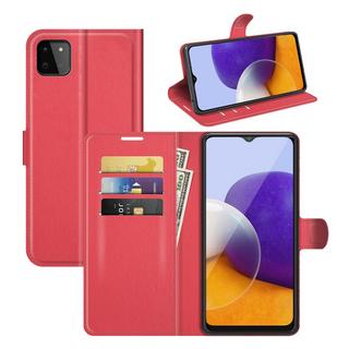 Cover-Discount  Galaxy A22 5G - Leder Etui Hülle 