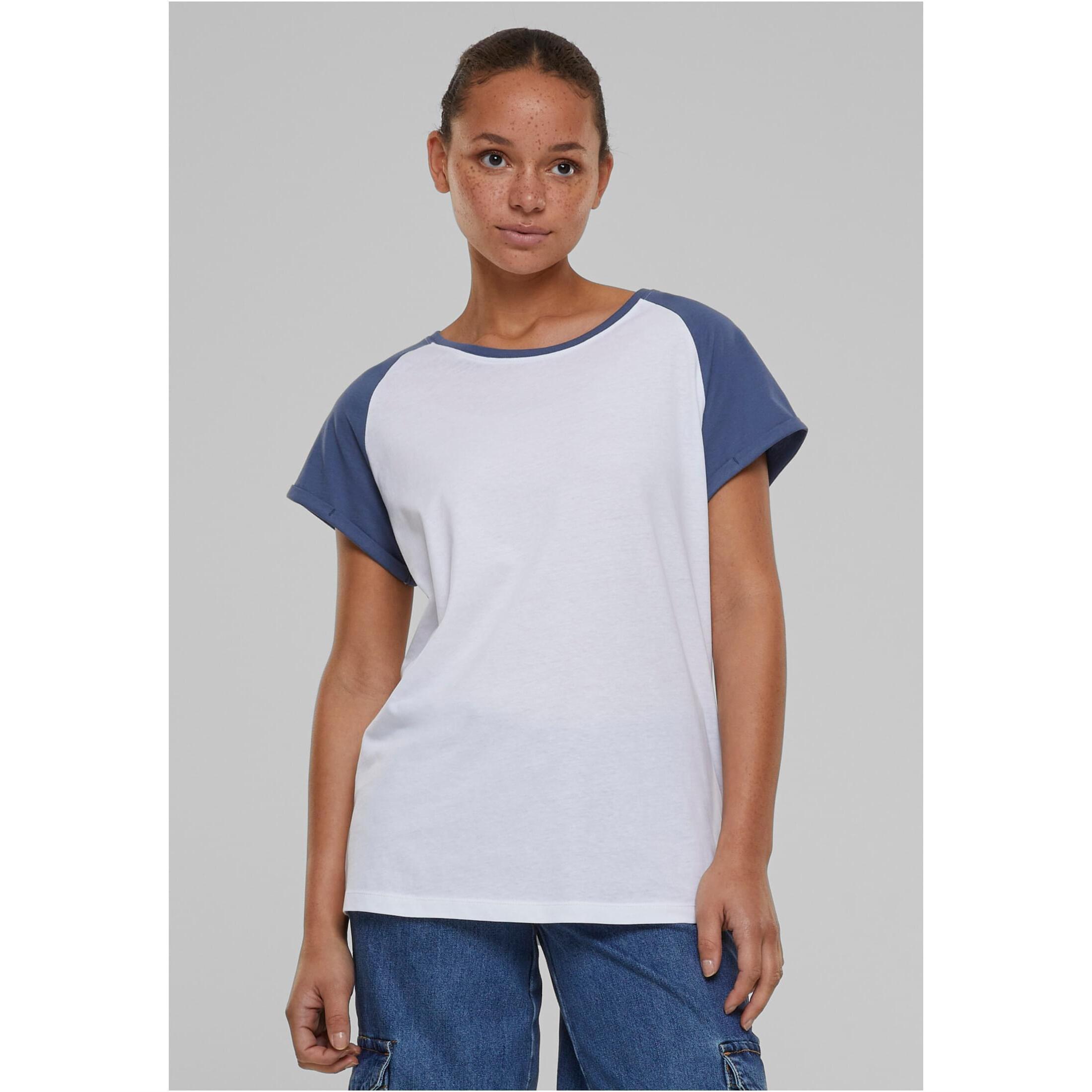 URBAN CLASSICS  t-shirt contrast raglan 