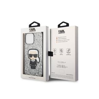 KARL LAGERFELD  Cover iPhone 14Pro Glitter Flakes Ikonik 