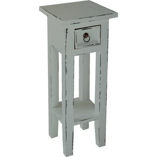 mutoni Table d&#039;appoint Padea acajou gris  