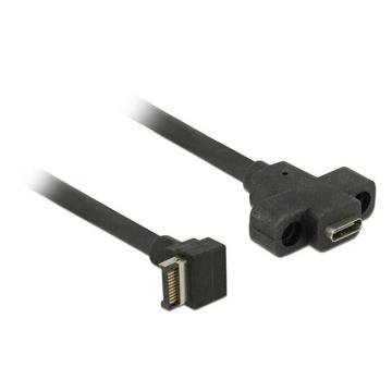 85326 USB Kabel 0,45 m USB 3.2 Gen 2 (3.1 Gen 2) USB A USB C Schwarz