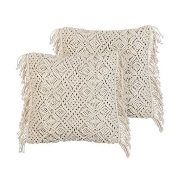 Lot de 2 coussins en Coton Boho PATTAN