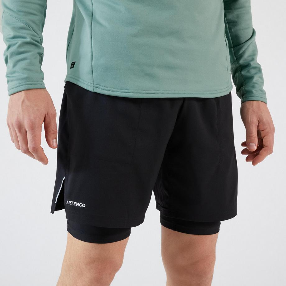 KUIKMA  Shorts uomo 2 in 1 termici tennis 
