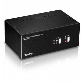 TRENDNET  TK-240DP DisplayPort KVM Switch 2-Port Dual Monitor 