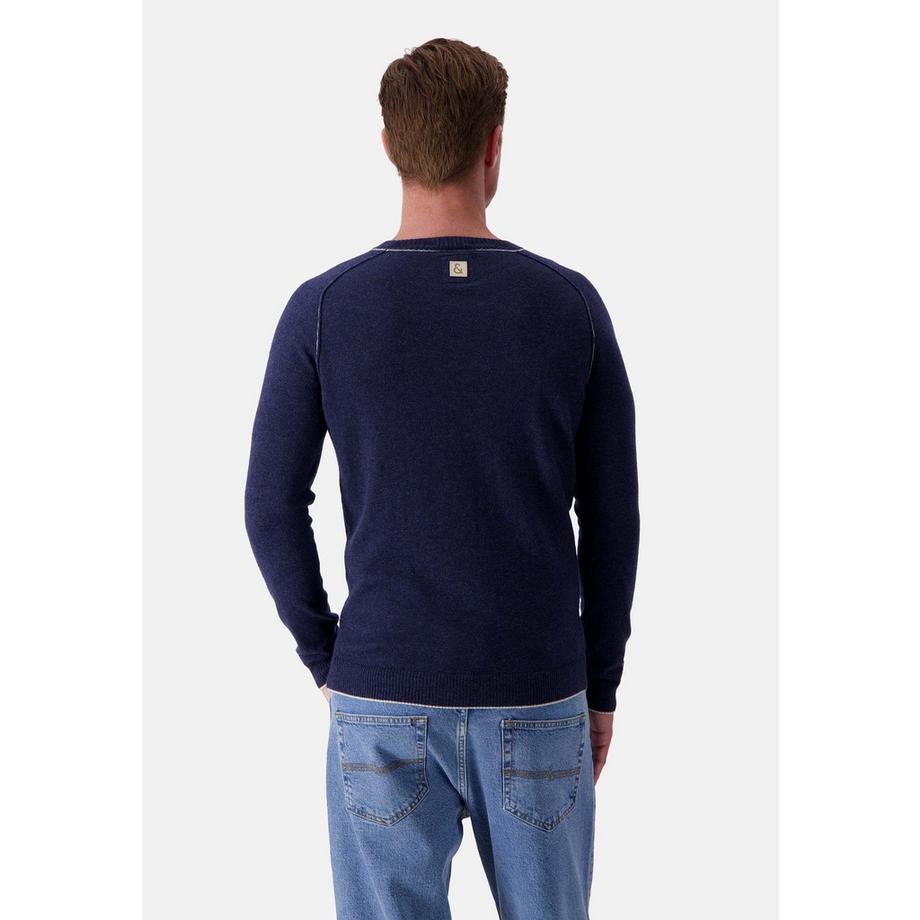 Colours & Sons Pullover girocollo in misto lana merinos  