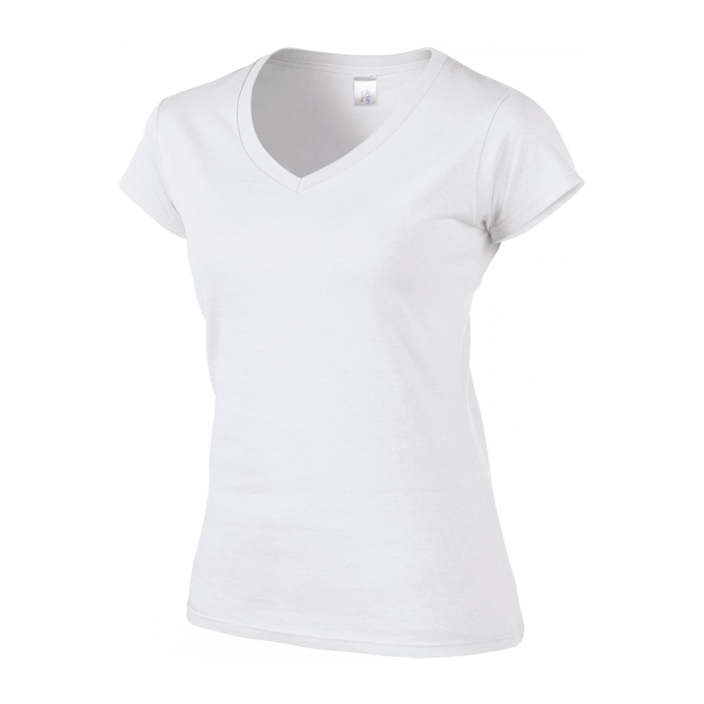 Gildan  t-shirt mit v-ausschnitt, damen softstyle 