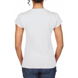 Gildan  t-shirt mit v-ausschnitt, damen softstyle 