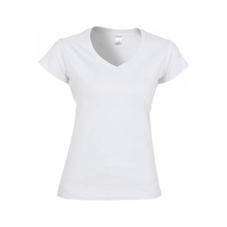 Gildan  t-shirt mit v-ausschnitt, damen softstyle 